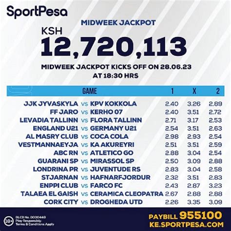 sportpesa midweek jackpot bonuses this week 2021|SportPesa Midweek Jackpot Predictions .